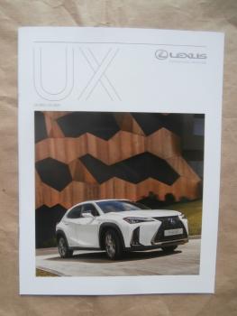 Lexus UX200 250h Katalog Juli 2018