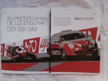 Alfa Romeo MiTo SBK Paket Prospekt Februar 2013 NEU