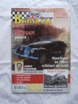 British Classic Sports Car 2/1996 Morgan Plus 4, Mini Cooper,