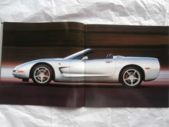 Chevrolet Corvette Coupé Cabriolet C5 Prospekt 2002 NEU