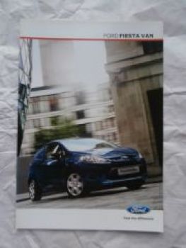 Ford Fiesta Van Prospekt August 2011 NEU