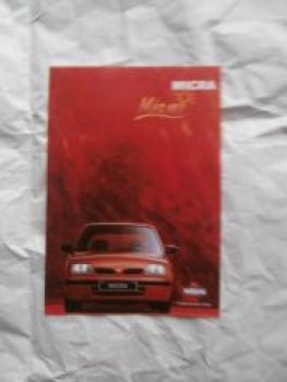 Nissan Micra 1.0 Miami Prospekt April 1997 Rarität