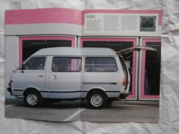 Nissan Vanette C22 Prospekt April 1987 Rarität