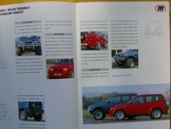 Maas Ford Maverick +Nissan Terrano2 Prospekt Rarität