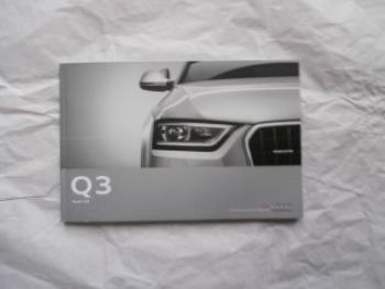 Audi Q3 Typ 8U Oktober 2013 +exclusive +s line +s line competiti