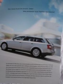 Audi A4 Avant Typ B6 Vorabinformation Juli 2001 NEU