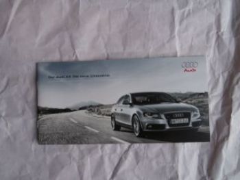 Audi A4 Limousine B7 Flyer Prospekt NEU
