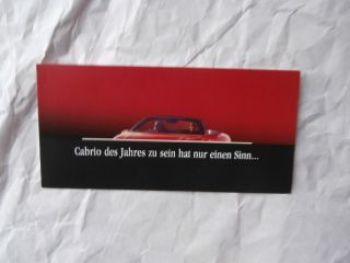 Chevrolet Camaro Cabrio Genf 1998 Flyer Prospekt NEU