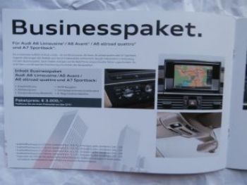 Audi A6 & A7 Sportback sport selection Businesspaket 2/2013 NEU