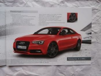 Audi A5 Coupé Typ AU484 s line competion Prospekt 4/2013