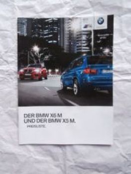 BMW X6 M E71 und X5 M E70 April 2013 NEU Rarität