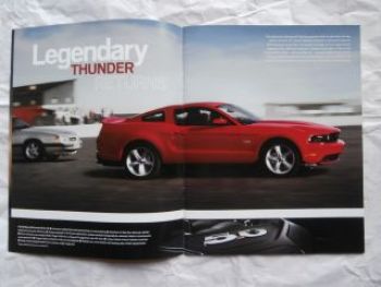 Ford Mustang 2011 V6 GT +Premium + Shelby GT500 Brochure,