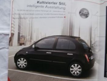 Nissan Micra + C+C Editon 25 Jahre Prospekt K12 Juli 2008