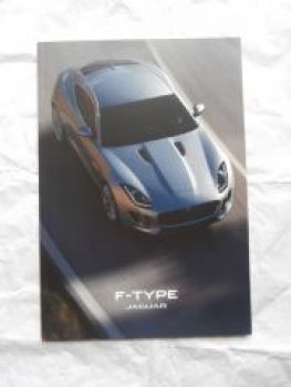 Jaguar F-Type Coupé Cabriolet +S +V8 S +R Prospekt 2013 NEU