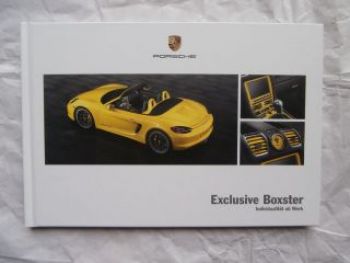 Porsche Boxster Exclusive Typ 981 März 2013 NEU