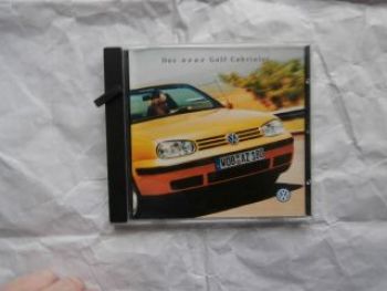 VW Golf IV Cabriolet CD-Rom Layout- & Textvorlagen Rarität