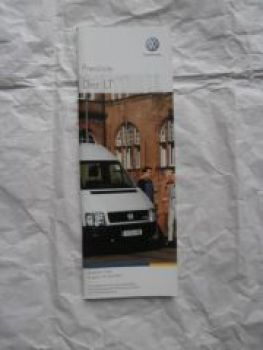 VW LT Preisliste 4.April 2001 NEU