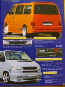 RSL Bus-Design VW T4 Prospekt 1/2003 +Preisliste NEU