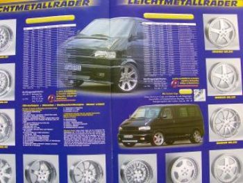 RSL Bus-Design VW T4 Prospekt 1/2003 +Preisliste NEU