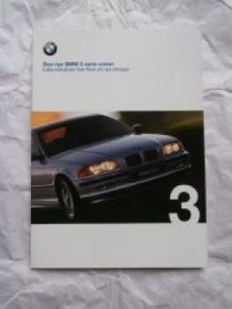 BMW 316i 318i 320i 323i 328i 320d E46 Norwegen Prospekt 1998