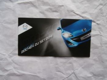 Mazda 3 Flyer Prospekt Juni 2009 NEU