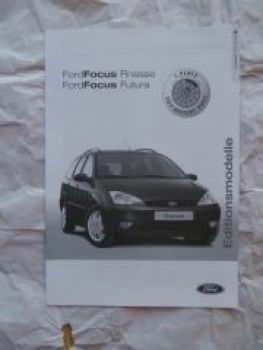 Ford Focus Finesse + Futura Editionsmodelle 11.Oktober 2002