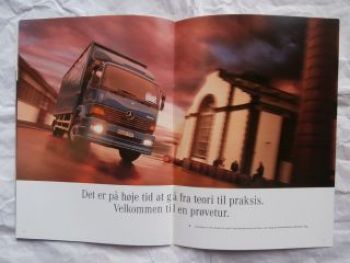 Mercedes Benz Atego fra 18 tons Dänischer Prospekt 2/1999