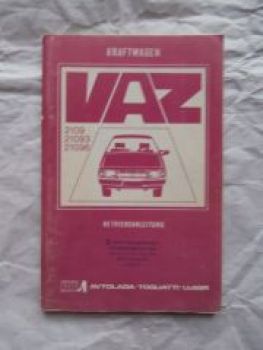 LADA VAZ 2108 21081 21083 21086 21087 21088 Betriebsanleitung