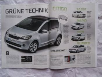 Auto Zeitung Faszination Skoda +Rapid Spaceback Yeti Sonderheft