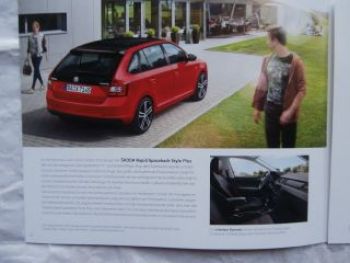 Skoda Rapid Spaceback Style Plus Typ NH Januar 2014 NEU