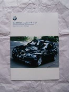 BMW Z3 coupé 2.8/M coupé E36/8 September 1999 NEU