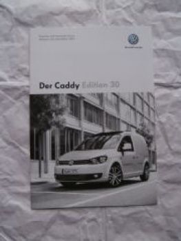 VW Caddy Edition 30 Januar 2014 NEU