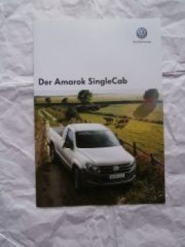 VW Amarok SingleCab Prospekt Januar 2014 NEU