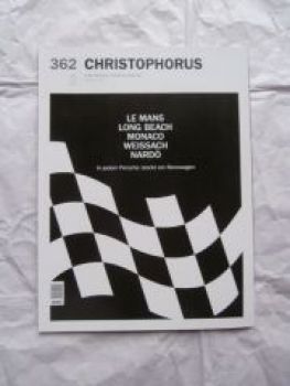 christophorus Nr.362 Le Mans Long Beach Monaco Weissach Nardo