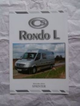 CS Rondo L Mercedes Benz Sprinter Mai 2011 Prospekt NEU