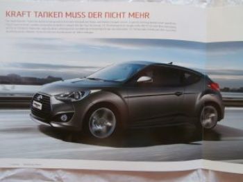Hyundai Veloster Turbo Prospekt August 2012 Rarität