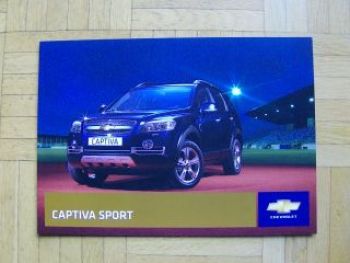 Chevrolet Captiva Sport 11/2007 Prospekt NEU