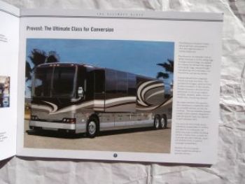 Prevost USA Reisemobile Prospekt Brochure Juni 2011 NEU