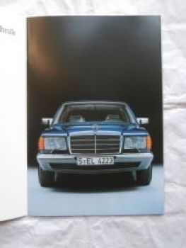 Mercedes Benz 380SE,380SEL 500SEL 500SEL W126 12/1983