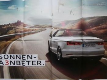 Audi A3 Cabriolet Poster Typ 8V 2014 NEU