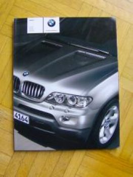 BMW X5 3.0i 4.4i 4.8is 3.0d Prospekt 1/2005 +Edition +Individual