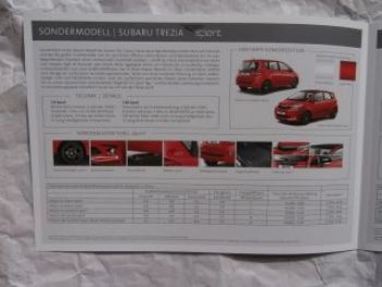 Subaru Trezia Sondermodelle sport +edition Mai 2012 NEU