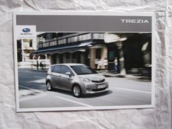 Subaru Trezia 1.3i 1.4D Prospekt Januar 2012 +Preisliste NEU