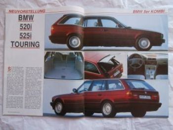 Auto Magazin 10/1991 300E Cabrio C124,Audi Spyder,Honda Civic