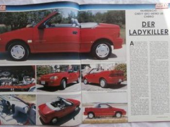 Auto Magazin 8/1992 Cizeta V16T,300TE W124 vs. 100 Avant 2.8E C4
