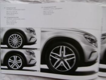 Mercedes Benz GLA-Klasse Zubehör Katalog März 2014 NEU
