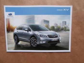 Subaru XV Prospekt September 2012 NEU