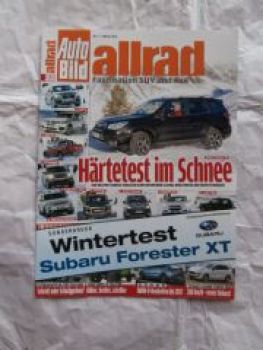 Auto Bild allrad 2/2014 Subaru Forester XT Wintertest