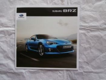 Subaru BRZ Prospekt Juni 2012 NEU