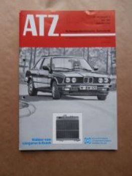 ATZ 6/1983 Motoren des 190/190E W201, BMW 524td Motor E28